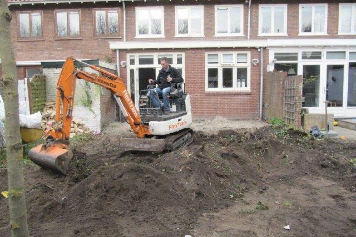 Complete herinrichting voor- en achtertuin